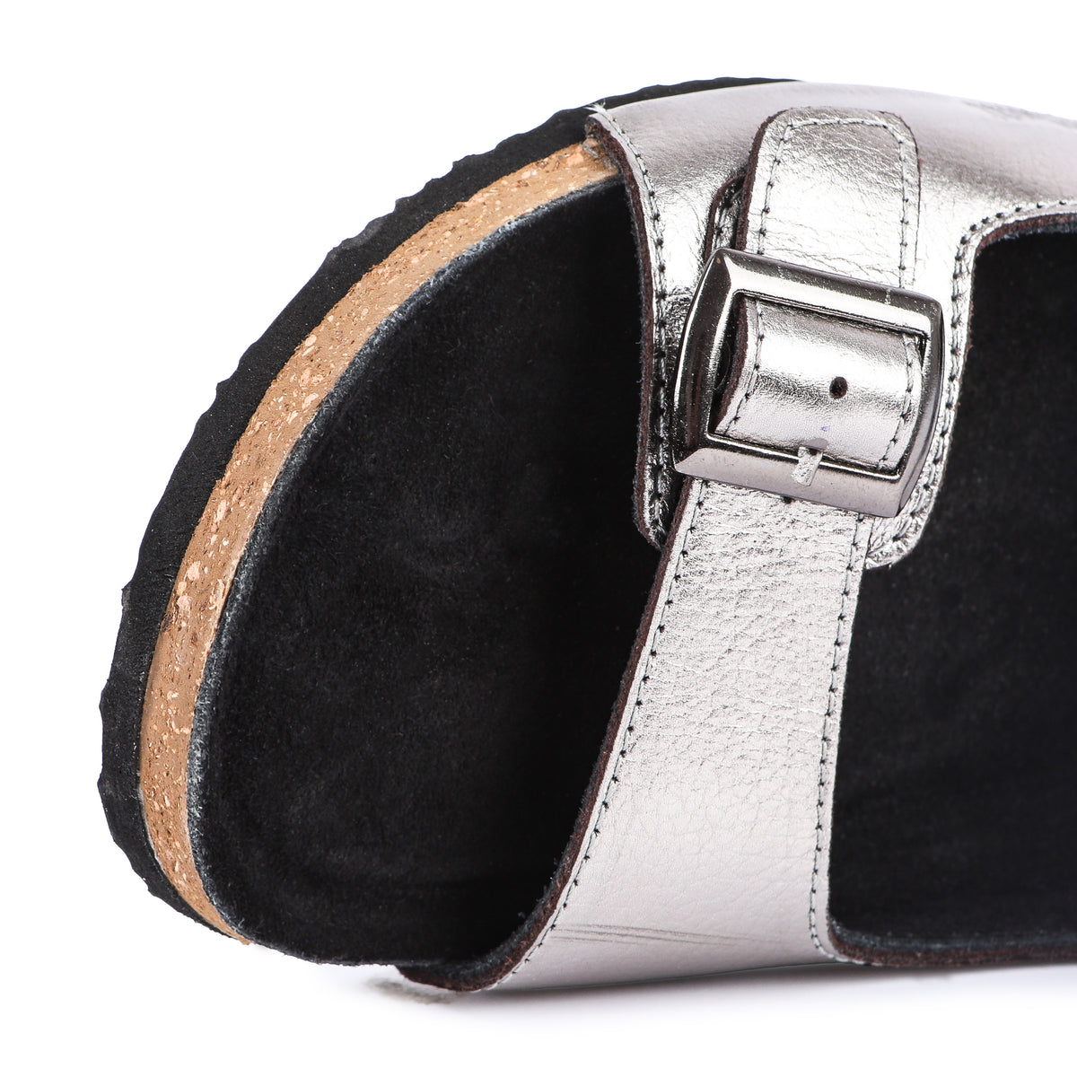 Ratschkatl Sandals in Silver made of genuine leather, view 5