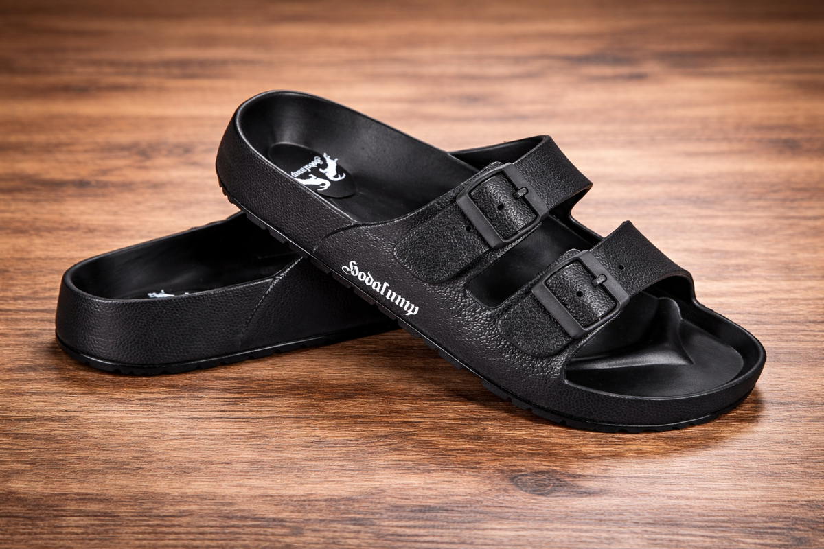 Hodalump PVC Sandalen Schwarz