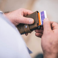Card Holder made of buffalo leather, view 2