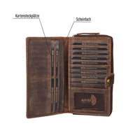 Large Wallet Soferl made of buffalo leather, view 6