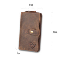 Large Wallet Soferl made of buffalo leather, view 9
