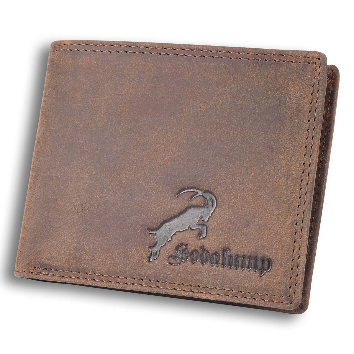 Flat Wallet Benny made of buffalo leather, view 2