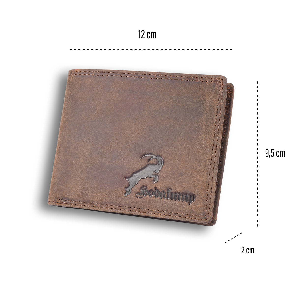 Flat Wallet Benny made of buffalo leather, view 10