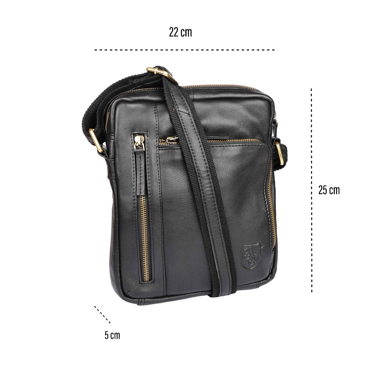 Borsa quotidiana Mike in pelle di bufalo, vista 19