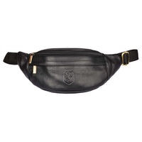 Marsupio Maxl in pelle di bufalo nero, vista 10