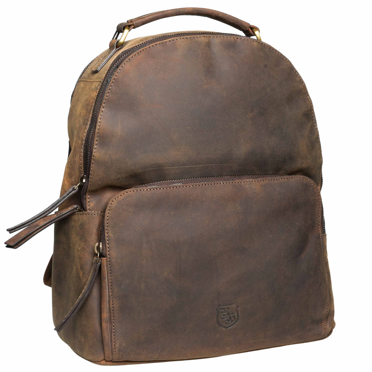 Zaino Classic Pako in pelle di bufalo, vista 2