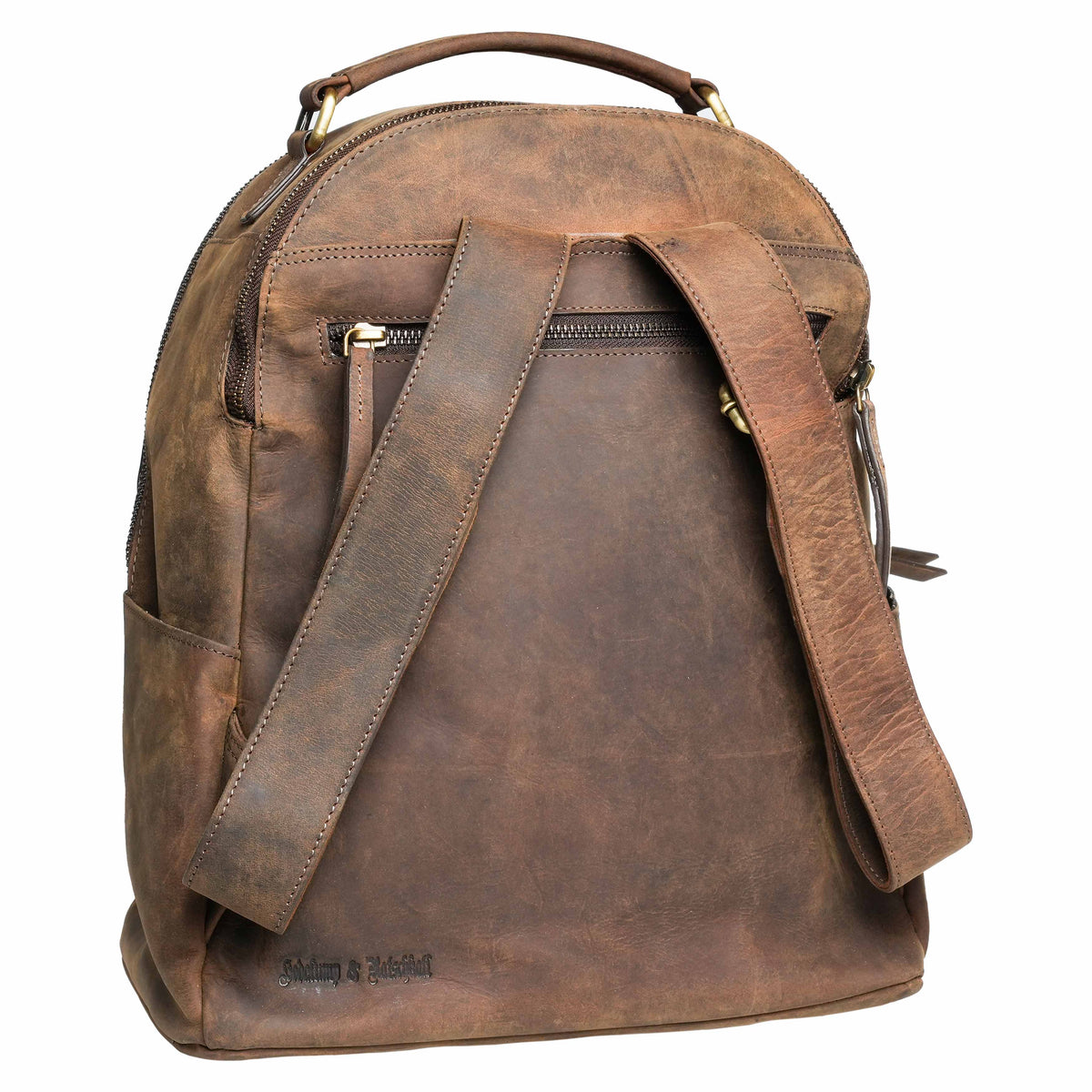 Zaino Classic Pako in pelle di bufalo, vista 4