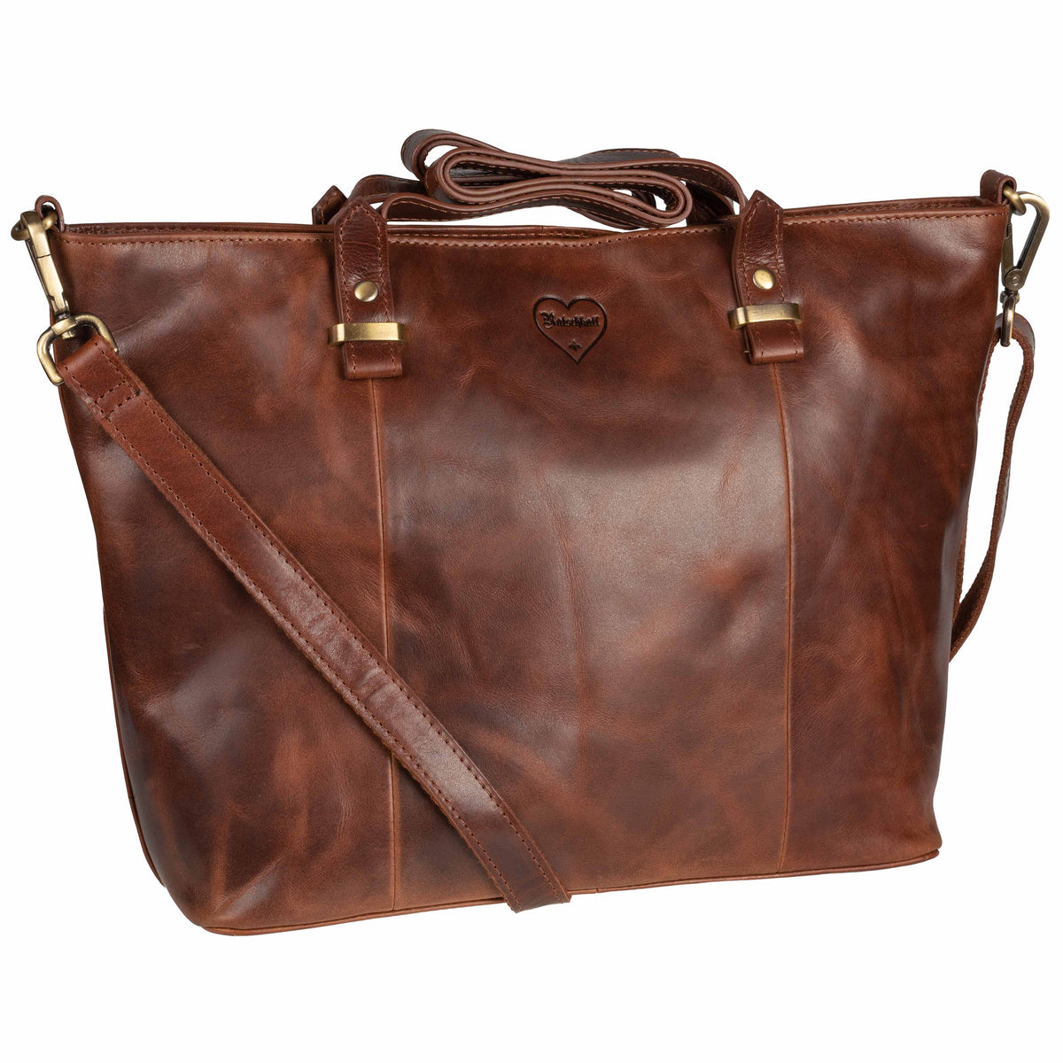 Shopper Handbag Luise made of buffalo leather, view 7