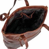 Shopper Handbag Luise made of buffalo leather, view 9