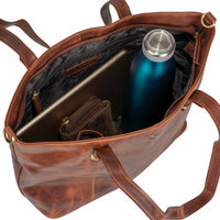 Shopper Handbag Luise made of buffalo leather, view 11