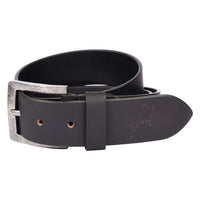 Black Belt made of genuine leather, view 7