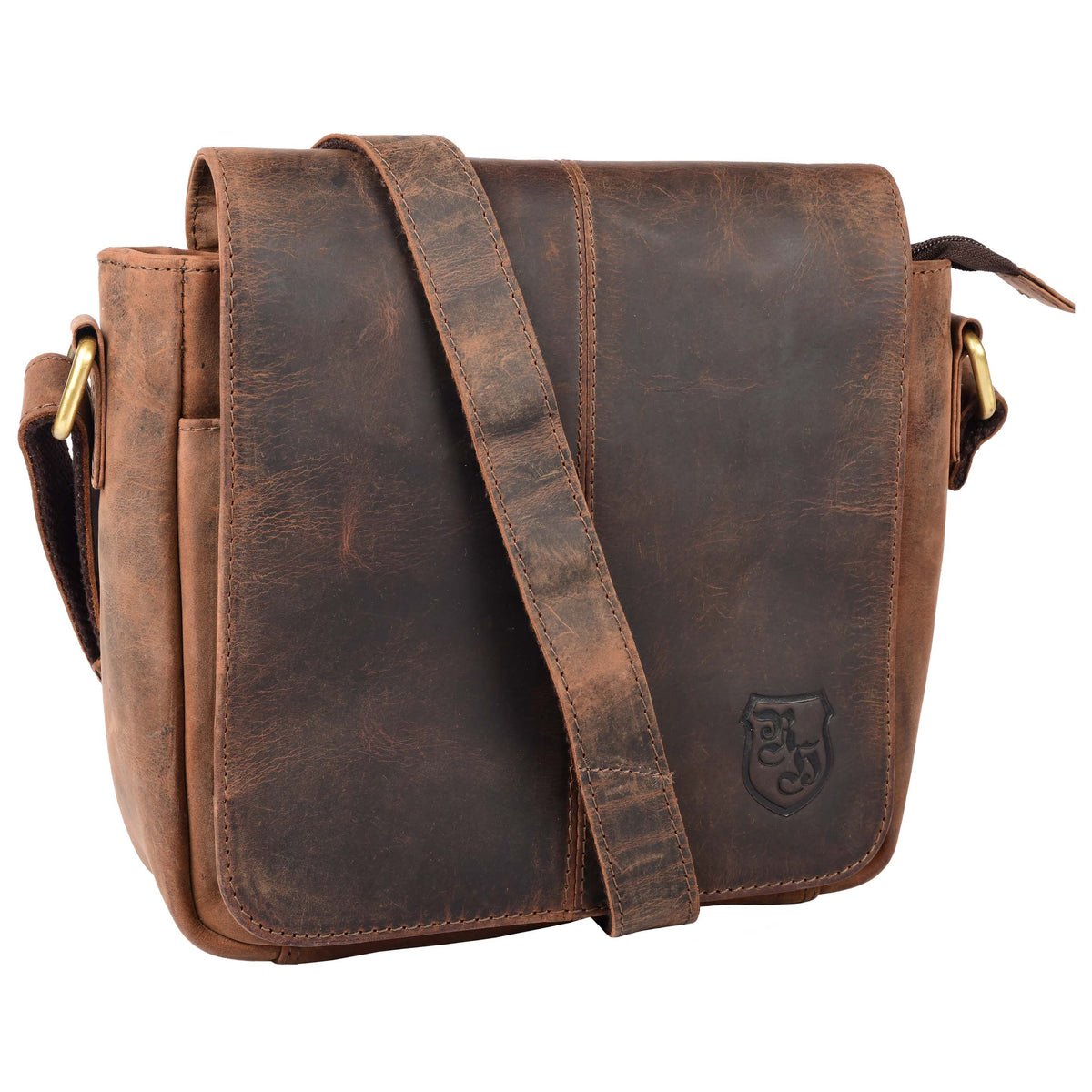 Sac Cross-Over Paul en cuir de buffle, vue 4
