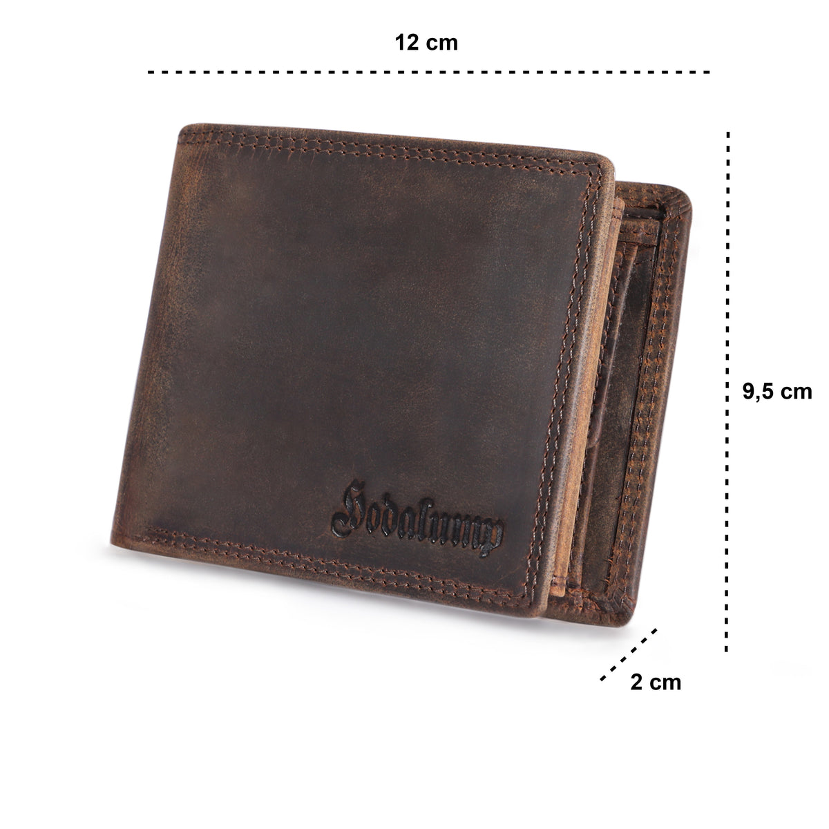 Classic Wallet Kare made of buffalo leather, view 8